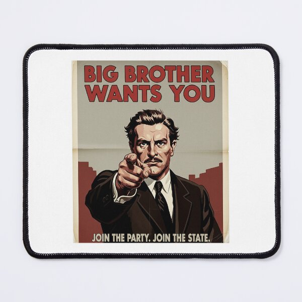 Item preview, Big Brother Wants YOU! - Inspired by George Orwell's '1984' designed and sold by AWooDesign.