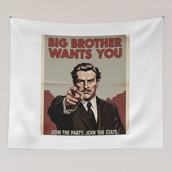 Item preview, Big Brother Wants YOU! - Inspired by George Orwell's '1984' designed and sold by AWooDesign.