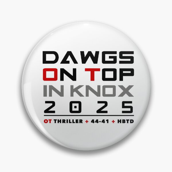 Item preview, Thriller de tiempo extra de los Dawgs sobre Tennessee, HBTD, 9 victorias consecutivas sobre los Vols y una victoria SEC de 44-41 designed and sold by PUSH Proper Prints.