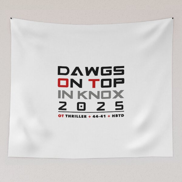 Item preview, Dawgs OT Thriller Over Tennessee, HBTD, 9 Straight Over Vols and a 44-41 SEC Win designed and sold by PUSH Proper Prints.