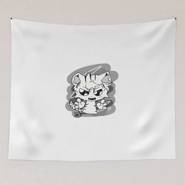 Item preview, Roaring Monochrome Chibi Tiger designed and sold by RuthWilelma.