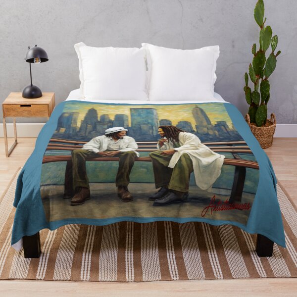 Item preview, "Bob Marley and Friend: Angels of Peace in New York" designed and sold by Artisticanvas.