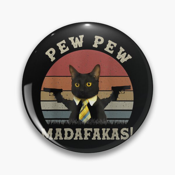 Item preview, Cat Pewpewpew Madafakas Crazy Pew Lover Gift designed and sold by SteinTranquili.