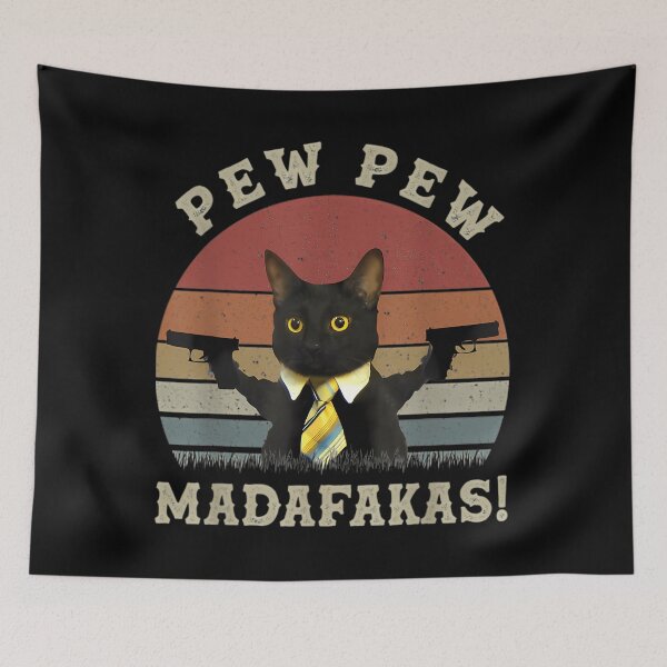 Item preview, Cat Pewpewpew Madafakas Crazy Pew Lover Gift designed and sold by SteinTranquili.