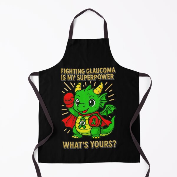 Item preview, Fighting Glaucoma Is My Superpower – Awareness Dragon designed and sold by Eyepatch-Jacks.