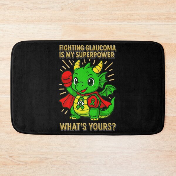 Item preview, Fighting Glaucoma Is My Superpower – Awareness Dragon designed and sold by Eyepatch-Jacks.