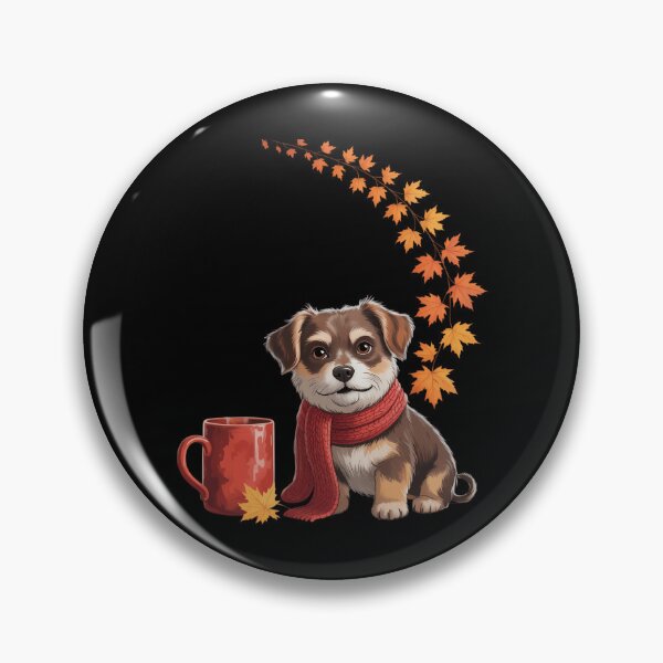 Item preview, Chiweenie - Fall - Chocolate - Hot - Funny Dog Autumn designed and sold by Sunset4Bones.
