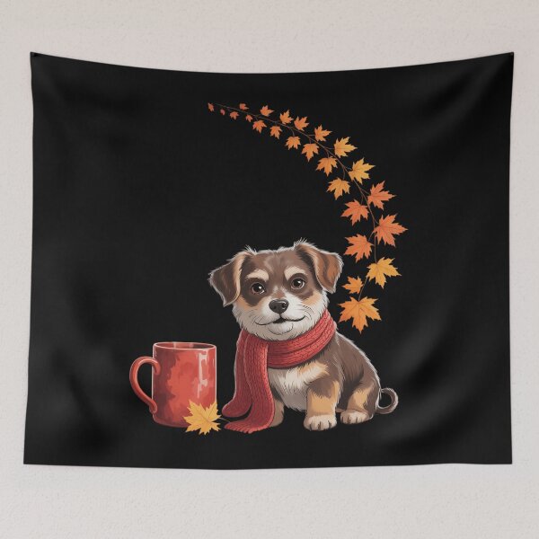 Item preview, Chiweenie - Fall - Chocolate - Hot - Funny Dog Autumn designed and sold by Sunset4Bones.
