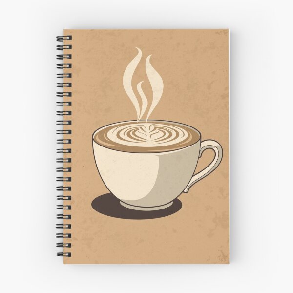 Item preview, Retro illustration of a latte cup designed and sold by ShadyLotl.