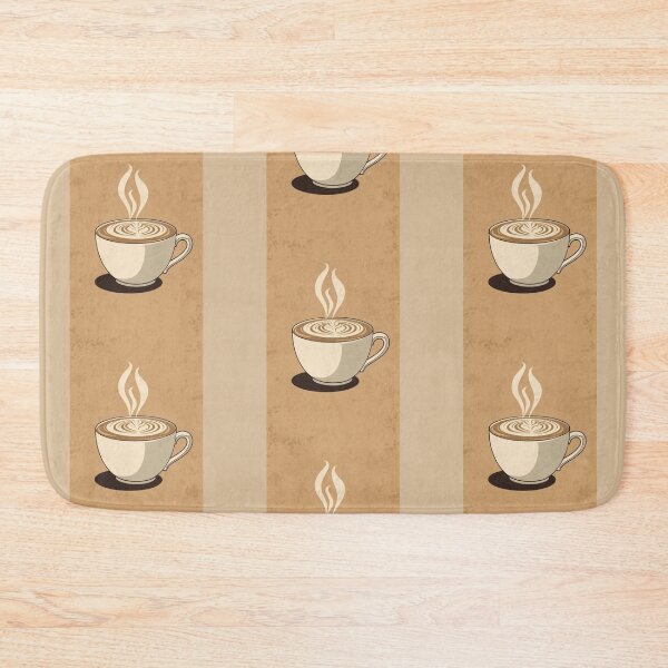 Item preview, Retro illustration of a latte cup designed and sold by ShadyLotl.