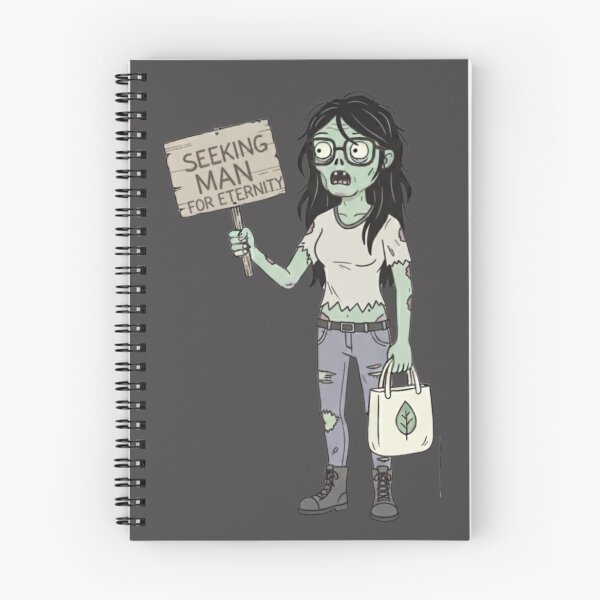 Item preview, Romantic Zombie Woman "I'm Seeking a Man for Eternity" | Humor for Singles designed and sold by DibuHumor.