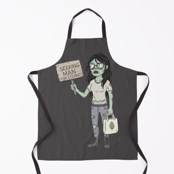 Item preview, Romantic Zombie Woman "I'm Seeking a Man for Eternity" | Humor for Singles designed and sold by DibuHumor.