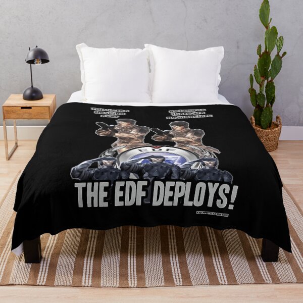 Item preview, Earth Defense Force Is The Best Job Ever Edf E.D.F. designed and sold by ChickenPeetSto.