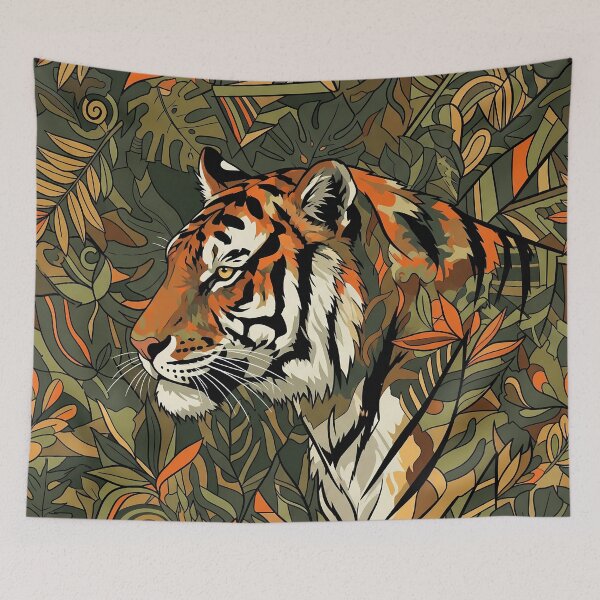 Item preview, Flora-Fauna Collection (Tiger) designed and sold by REDCLASH2002.