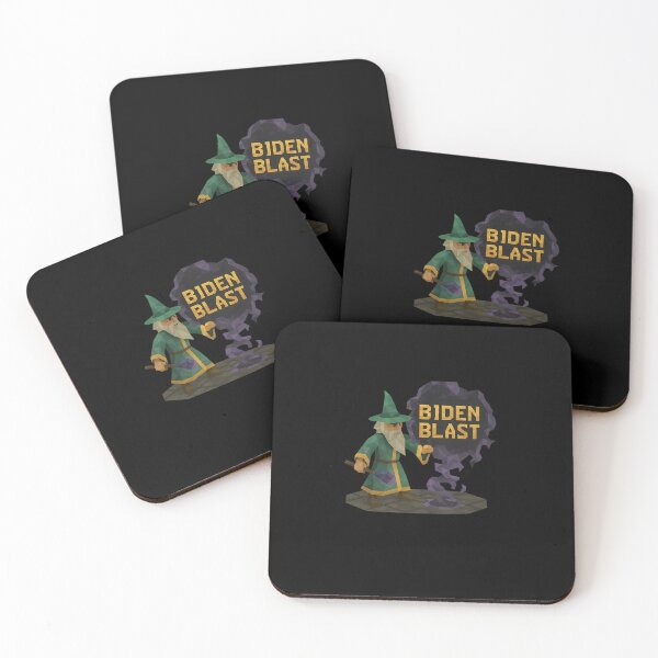 Item preview, Mage Arena Inspired Low-Poly Wizard Sticker – Biden Blast Spell designed and sold by Otaku's Designs.