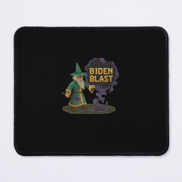 Item preview, Mage Arena Inspired Low-Poly Wizard Sticker – Biden Blast Spell designed and sold by Otaku's Designs.