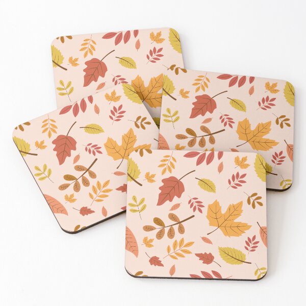 Item preview, Warm Autumn Falling Leaves on Blush Pink Pattern Graphic T-Shirt designed and sold by FestivityFinds.