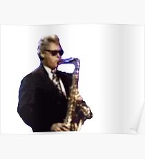 Bill Clinton Sexy Saxophone Poster