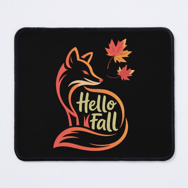 Item preview, Hello Fall Cat Autumn Leaves Kitten Lover designed and sold by Sunset4Bones.