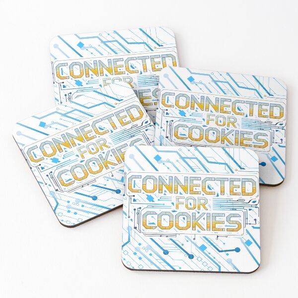 Item preview, Connected For Cookies designed and sold by TheBadgeArchive.