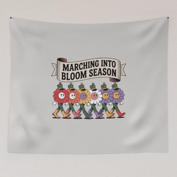 Item preview, Marching Into Bloom Season – Flower Parade designed and sold by Jollys-ArtShop.