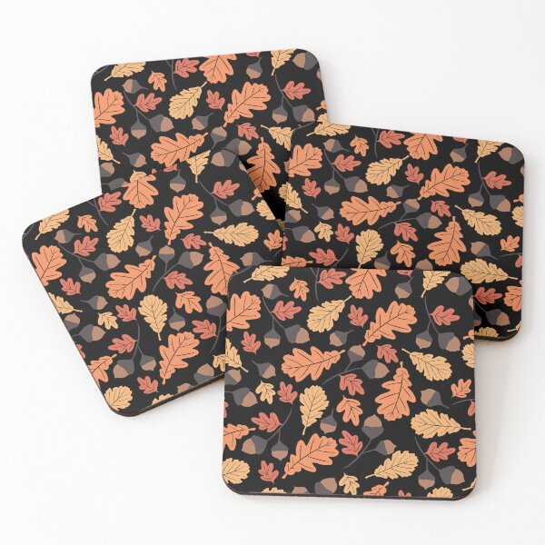 Item preview, Autumn Oak Leaves and Acorns Pattern Throw Blanket – Cozy Rustic Fall Home Décor designed and sold by FestivityFinds.