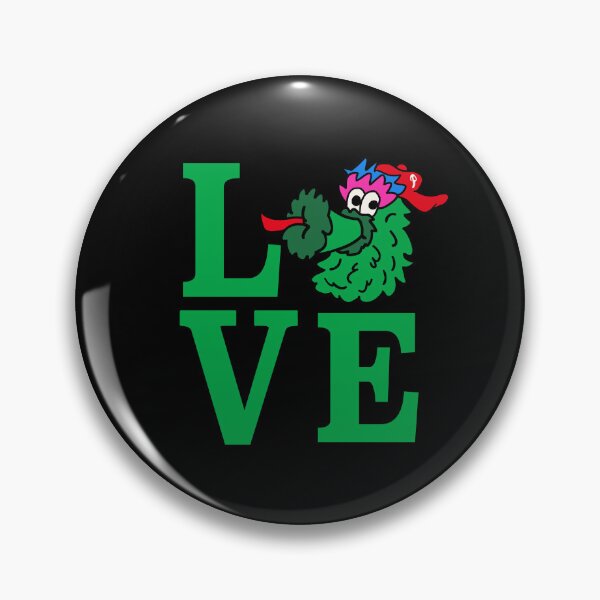 Item preview, Philly Phanatic LOVE Baseball design designed and sold by FanSwagUnltd.