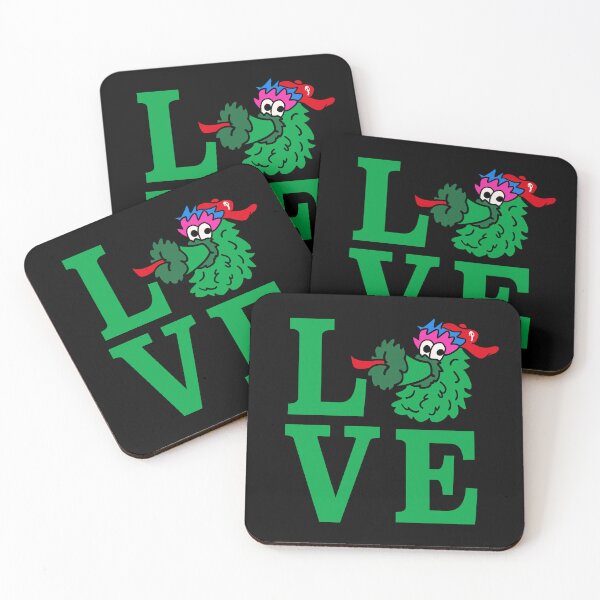 Item preview, Philly Phanatic LOVE Baseball design designed and sold by FanSwagUnltd.