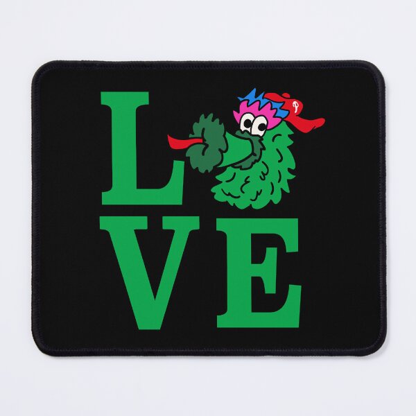 Item preview, Philly Phanatic LOVE Baseball design designed and sold by FanSwagUnltd.
