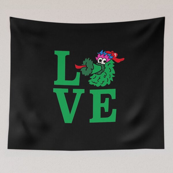 Item preview, Philly Phanatic LOVE Baseball design designed and sold by FanSwagUnltd.