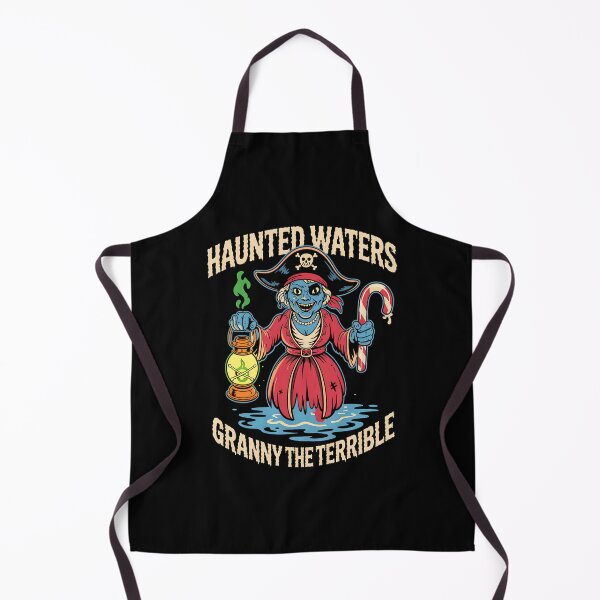 Item preview, Haunted Waters – Creepy Pirate Granny Halloween Design designed and sold by Taans-Creation.