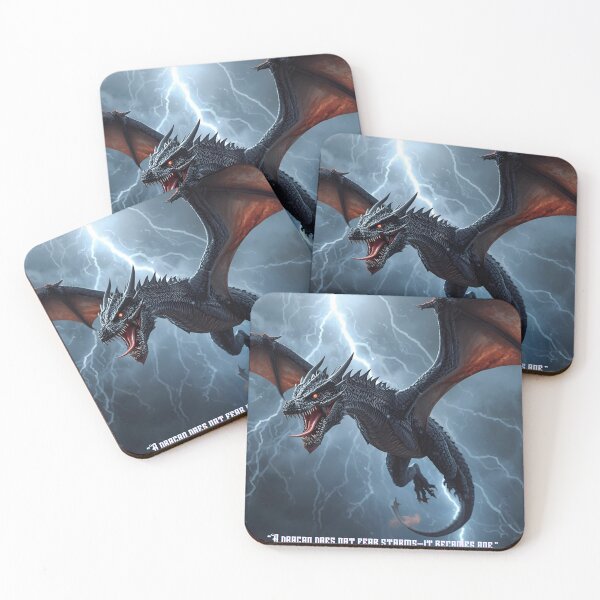 Item preview, Stormborn Dragon – Power of the Storm Fantasy Art designed and sold by george335555.
