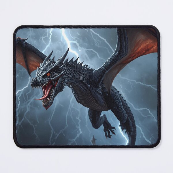 Item preview, Stormborn Dragon – Power of the Storm Fantasy Art designed and sold by george335555.