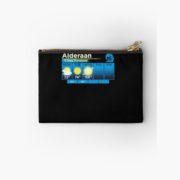 Item preview, ALDERAAN 5 DAY FORECAST  designed and sold by MyrnaHeaney.