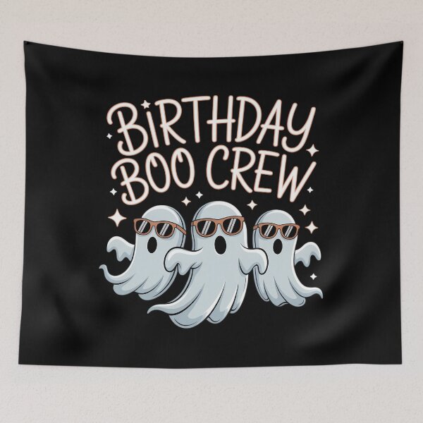 Item preview, Birthday Boo Crew Halloween Birthday Party Ghosts designed and sold by Sunset4Bones.
