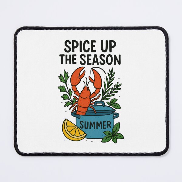 Item preview, Spice Up the Season Summer Lobster Boil Funny Foodie Seafood Design designed and sold by inkoutninja.