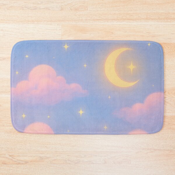 Item preview, dreamy clouds and moon designed and sold by SabbySplendor.