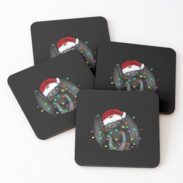 Item preview, Toothless Dragon Santa Christmas Lights Shirts designed and sold by DavyApyuan.