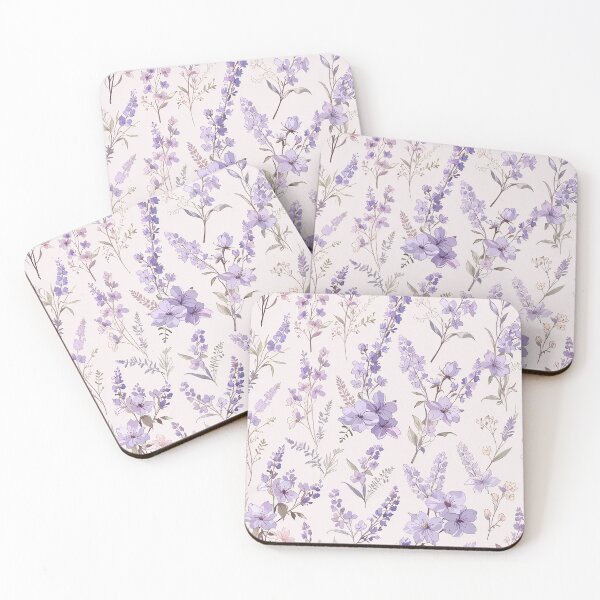 Item preview, Soft Purple Floral Art designed and sold by CoolPixels.
