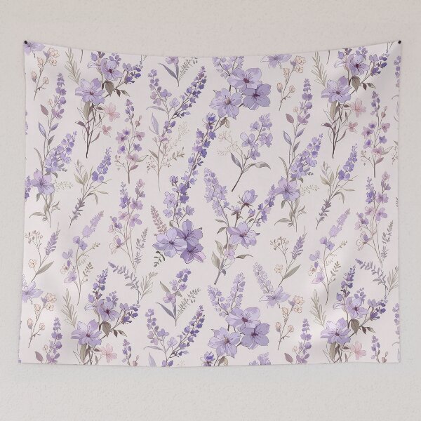 Item preview, Soft Purple Floral Art designed and sold by CoolPixels.