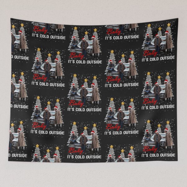Item preview, Supernatural baby it's cold outside Christmas shirt designed and sold by DavyApyuan.