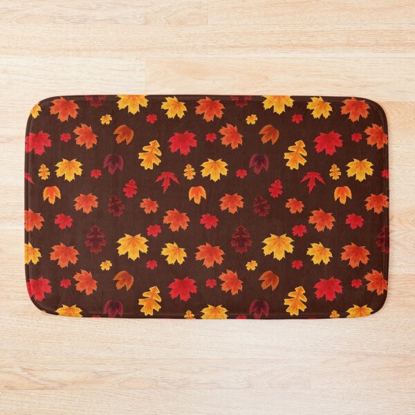 Item preview, Rich Autumn Foliage with Maple and Oak Leaves A-Line Dress designed and sold by FestivityFinds.