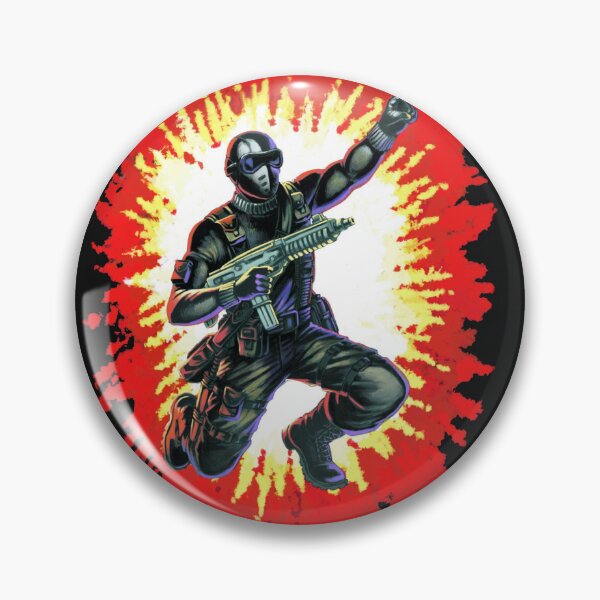 Item preview, Retro GI Joe Snake Eyes toy card back design designed and sold by VeryEnglishGent.