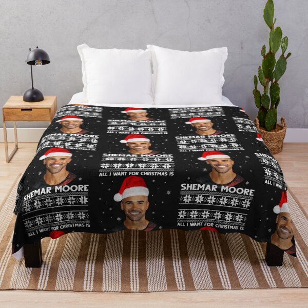 Item preview, All I Want For Christmas Is Shemar Moore shirt designed and sold by DavyApyuan.