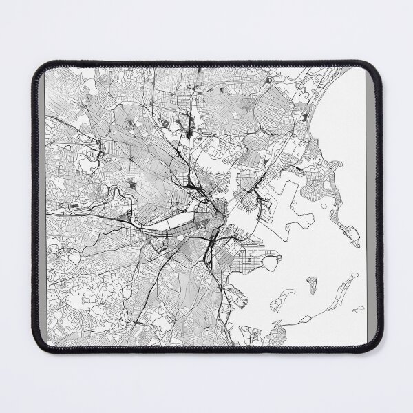 Item preview, Boston-White-Map designed and sold by JusiahCransto.