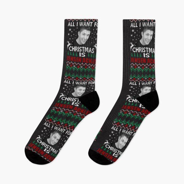 Item preview, All I Want for Christmas is Jensen Ackles Supernatural designed and sold by DavyApyuan.