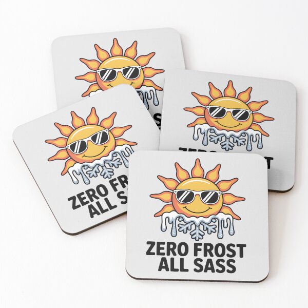 Item preview, Zero Frost, All Sass – Sunny Spring Vibes designed and sold by Jollys-ArtShop.