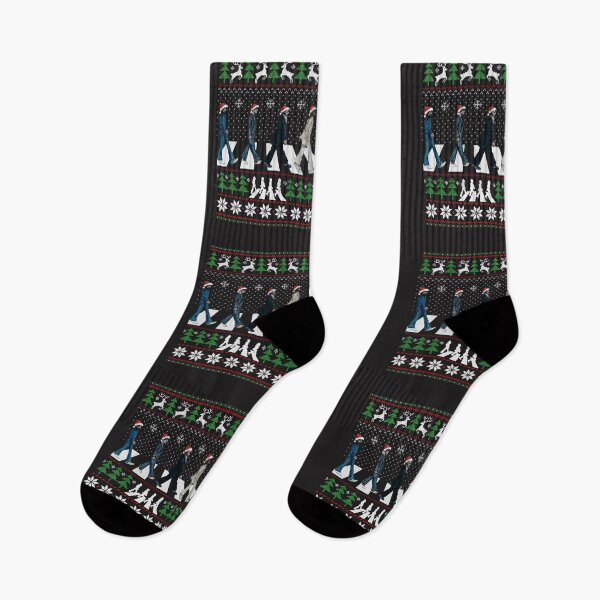 Item preview, The Beatles Abbey Road Ugly Christmas designed and sold by DavyApyuan.