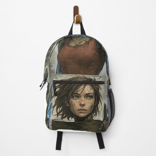 Item preview, apocalyptic style cyborg woman designed and sold by pictranoosa.