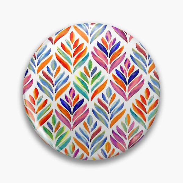 Item preview, Colored Leaf Pattern designed and sold by ViaARTfactory.